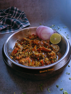 A picture of રીંગણ મેથી નું શાક.(Rigan Methi Nu Shaak Recipe in Gujarati).