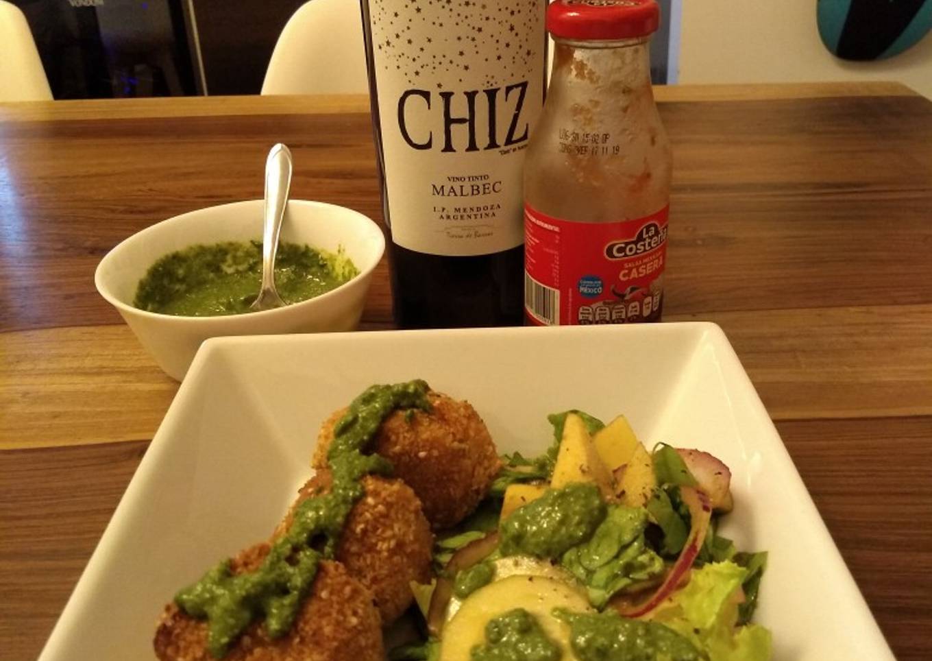 Albóndigas de carne rellenas con queso cheddar!!