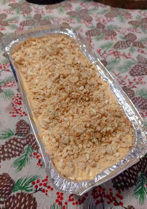 Una foto de ❤️ Receta Mamuchka: Tarta de la abuela de dulce de leche, café irlandés y topping de cacahuetes ❤️