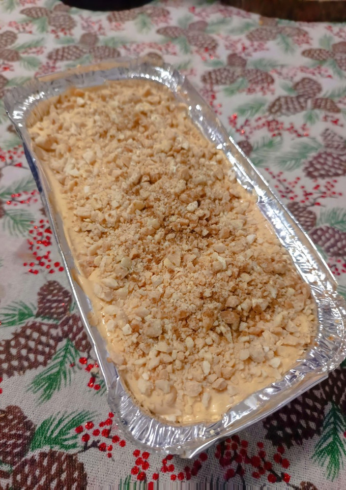 Una foto de ❤️ Receta Mamuchka: Tarta de la abuela de dulce de leche, café irlandés y topping de cacahuetes ❤️