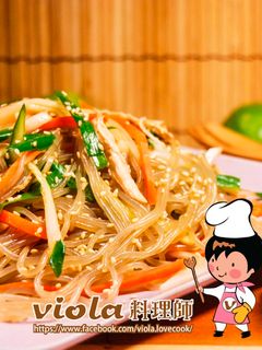 韓國涼拌冬粉 的食譜成品照片