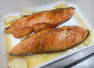 Foto resep Salmon Butter-Basted with Garlic Thyme