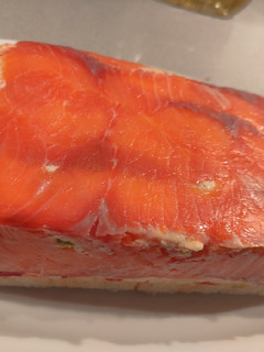 Una foto de Pastel de salmón