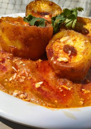 পনিরের পুরভরা নিরামিষ আলুর দম (paneer r pur bhora niramish aloor dum recipe in Bengali) রেসিপির প্রধান ছবি