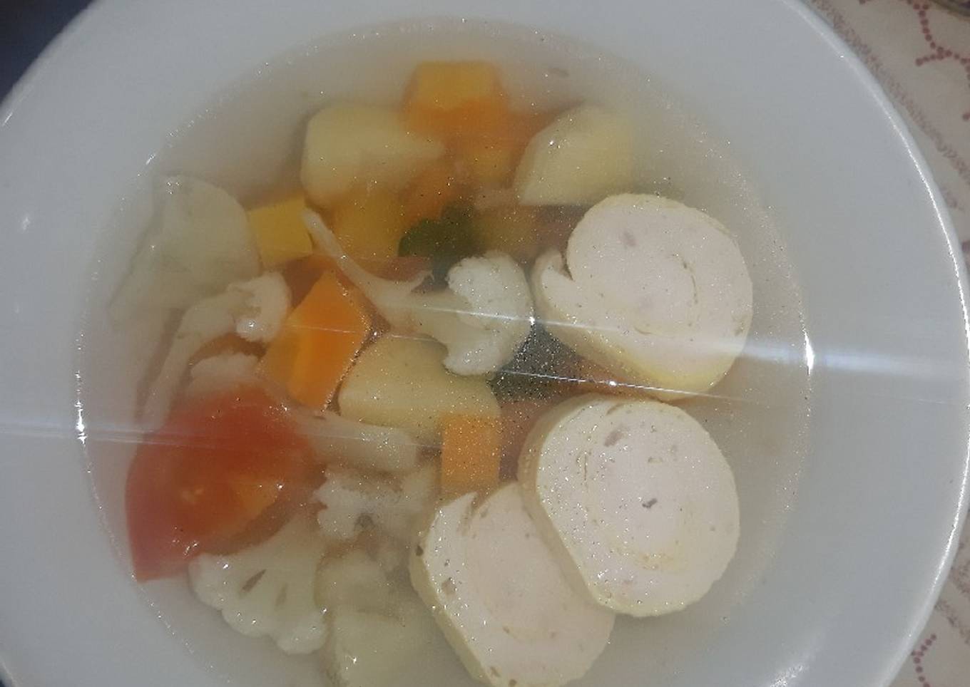 Sop rolade ayam
