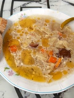 O poză a rețetei Ciorbă de varză cu afumătură.