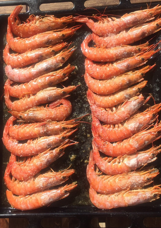 Una foto de Gambones al horno fáciles
