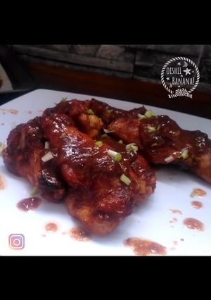 Foto resep Spicy Baked Chicken Wings