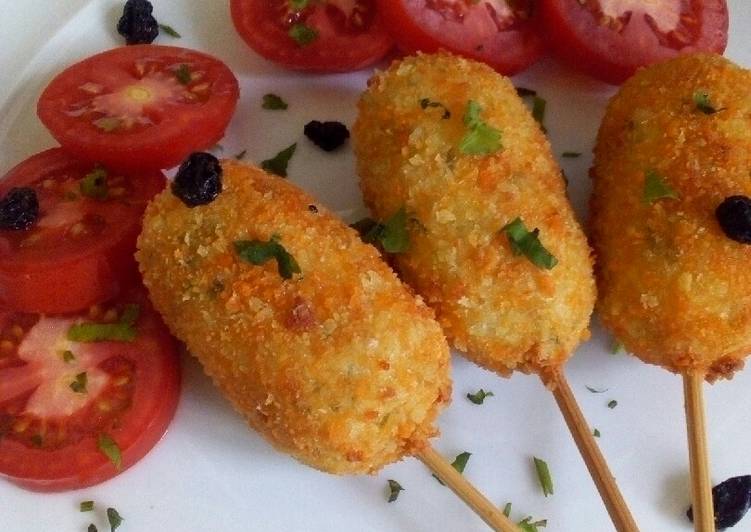 Easiest Way to Prepare Spring Sate Sosis Kentang
