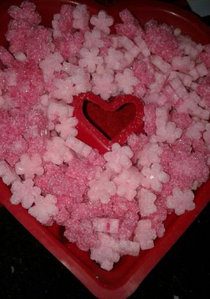 عکسی از دستور قند رنگی