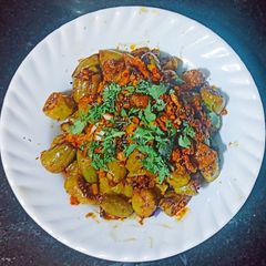 A picture of Bharva Paneer Tindora.