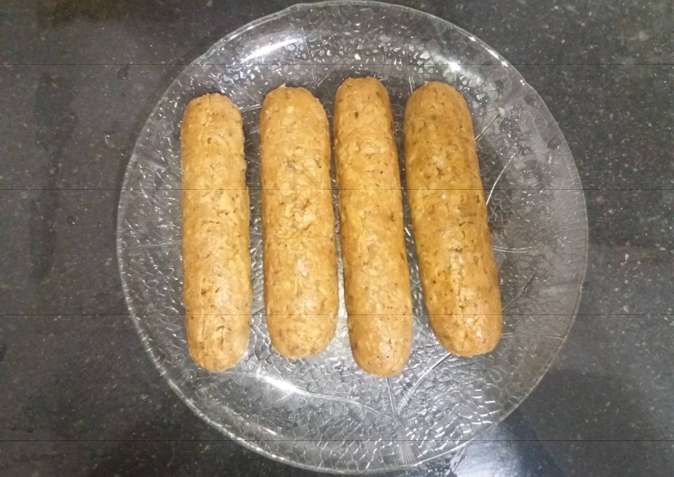 Chorizos de soja texturizada