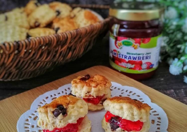 Cara Membuat Scone Chocolate Chip Mudah 9 Bahan Aneka Resepi Enak