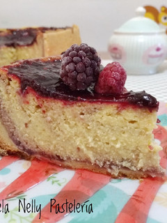 Una foto de Cheesecake de frutos rojos
