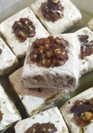 صورة لوصفة حلوة الجوزية على اصولها