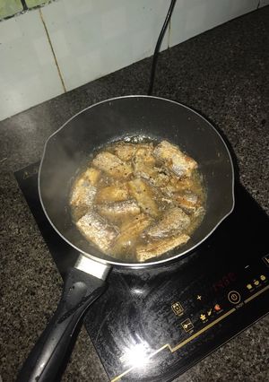 Hình của món Cá hố chiên ngọt.