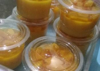 Resep Terbaik Pudding Mangga Praktis Enak