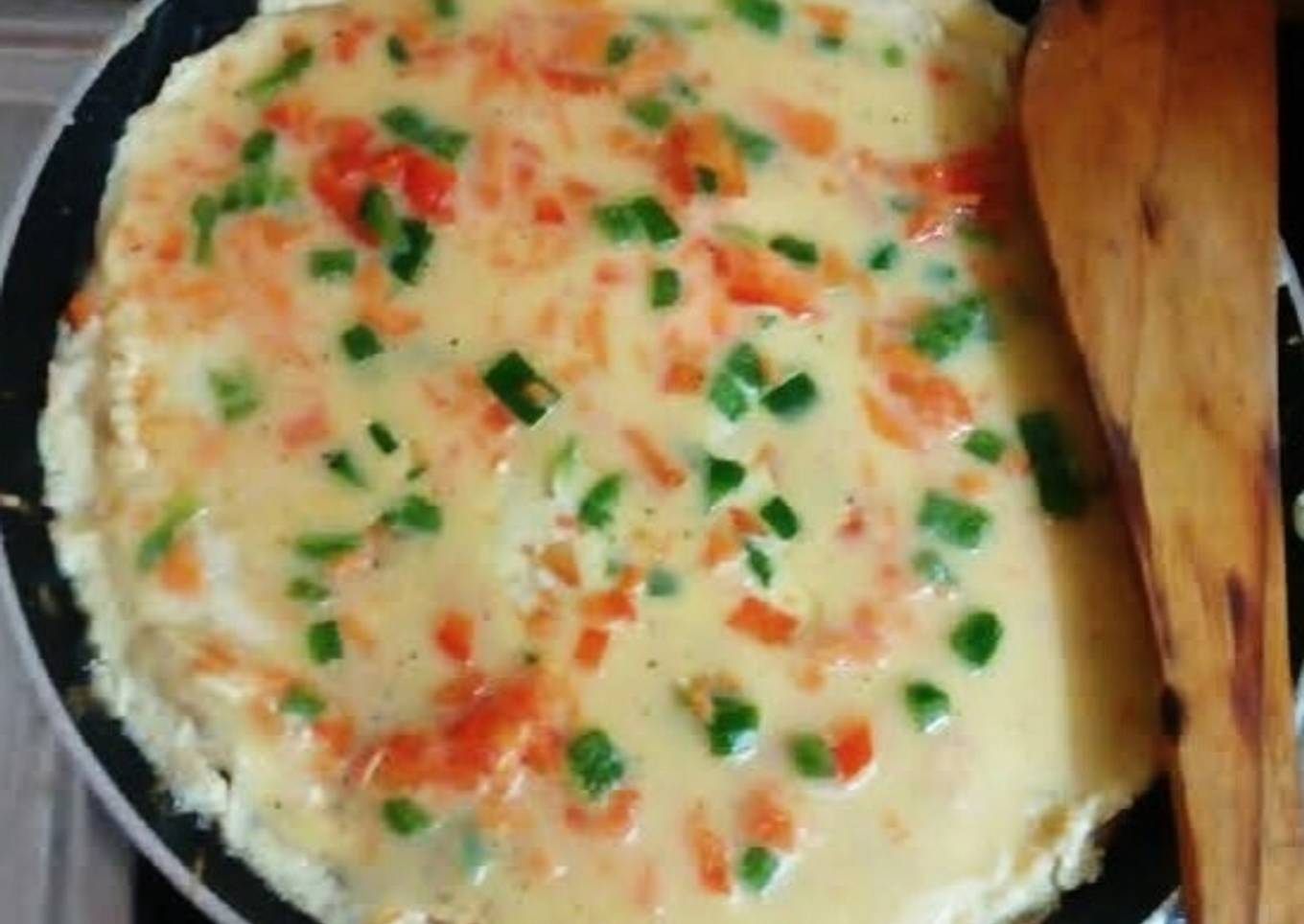 Japanese egg omelette