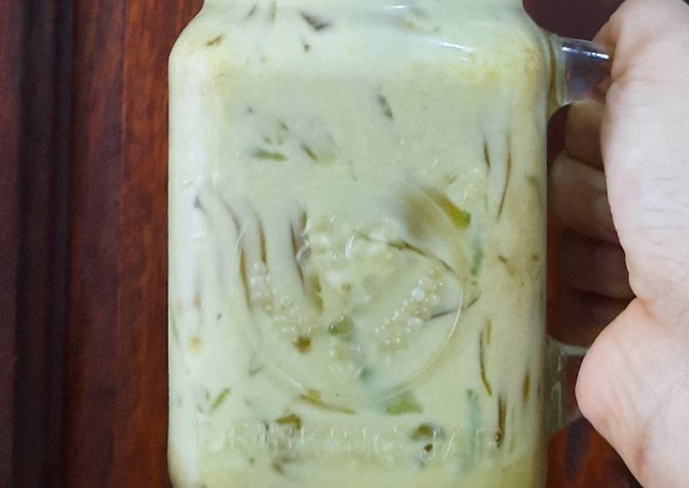 Cendol kuah durian