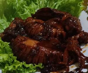 Fresh Menyajikan Cumi bakar pedas asam manis Enak Bergizi Fresh Menyajikan Cumi bakar pedas asam manis Enak Bergizi