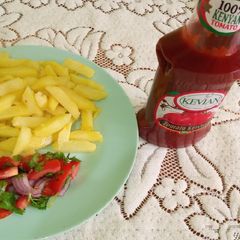 Home made chips#mystaplefoodrecipecontest A picture of Home made chips#mystaplefoodrecipecontest.