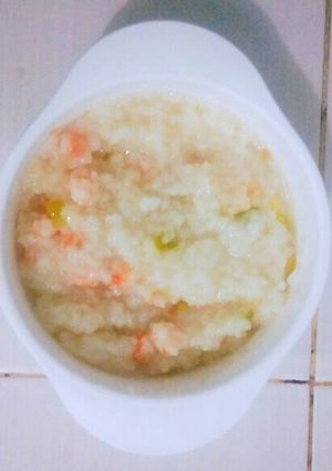 Foto resep Bubur 2 rasa (ayam udang)