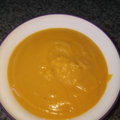 A picture of Pumpkin Soup.