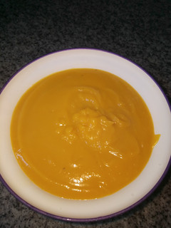 A picture of Pumpkin Soup.
