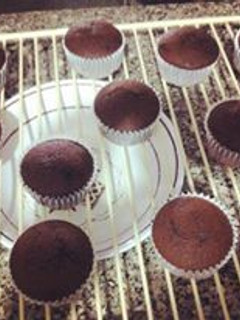 Una foto de Cupcakes de chocolate