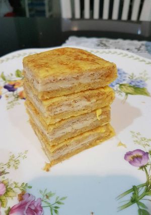 Foto resep Grilled cheese and egg