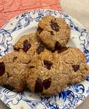 Tahini maple chocolate cookies - vegan