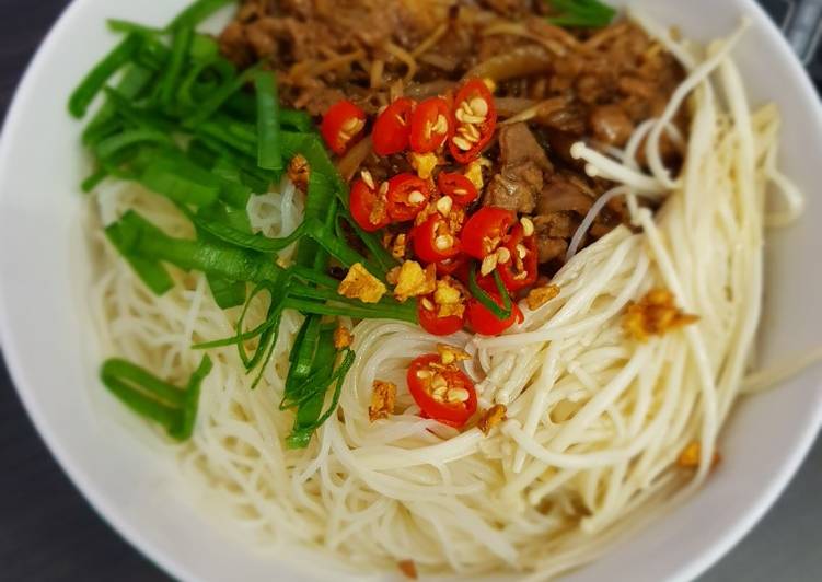 Resep Bihun sapi spesial Anti Gagal