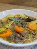 Estofado de ternera con patatas