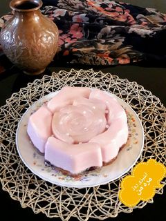 عکسی از دستور ژله خامه ای