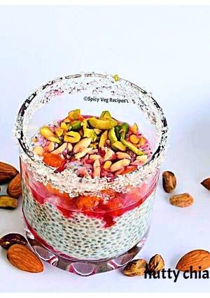 A picture of Nutty chia pudding.