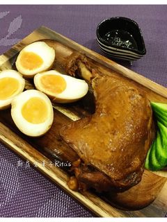 醬滷雞腿+溏心蛋 的食譜成品照片
