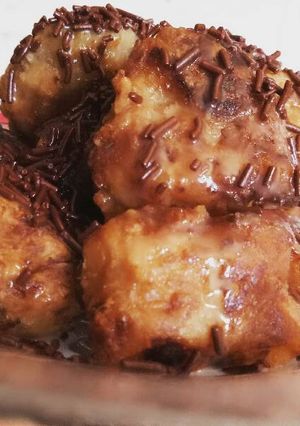 Foto resep Nugget banana chees inside