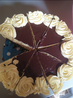A picture of Special vanilla & chocolate cake.