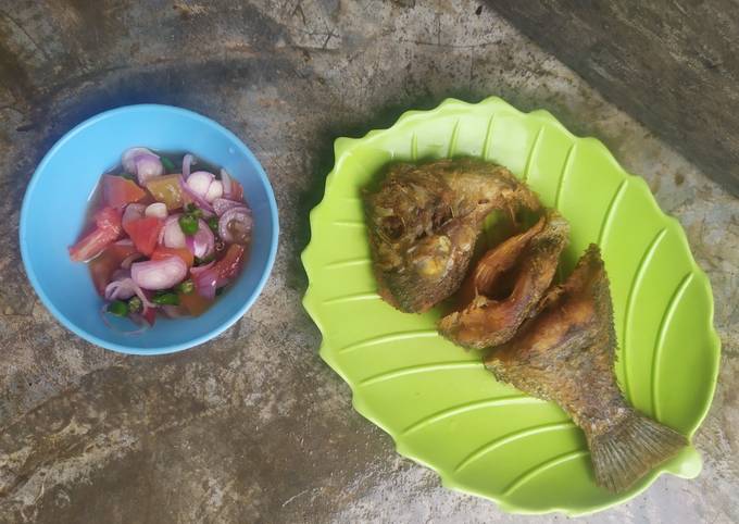 Ini dia! Resep termudah membuat Ikan Nila Goreng Sambal Dabu - dabu  sesuai selera