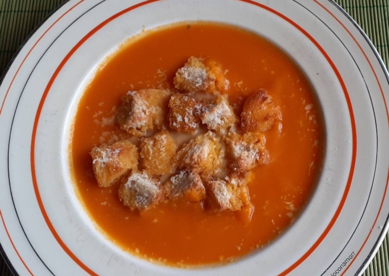 Sopa de calabaza