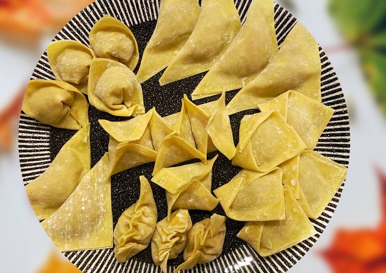 Step-by-Step Guide to Prepare Homemade Wonton wraps