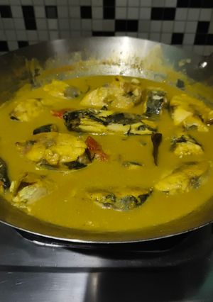 Foto resep Ikan Tenggiri kuah kuning sat set