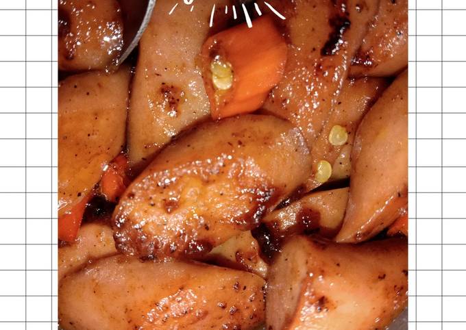 Standar Resep membuat Barbeque Sosis Sederhana dijamin sempurna