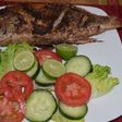Huachinango al mojo de ajo frito