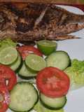 Huachinango al mojo de ajo frito