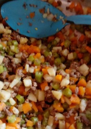 Una foto de Picadillo de carne molida 🍲