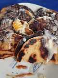 Panqueques rellenos con dulce de leche
