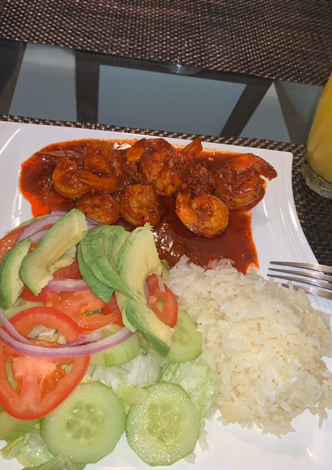 Una foto de Camarones a la Diabla! 😈
