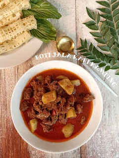 Foto resep Roti jala kari kambing