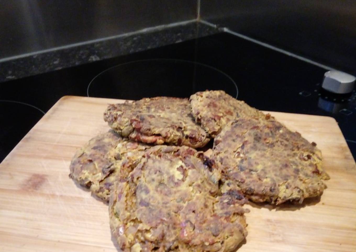 Cheese and Mushroom Veggie Burger